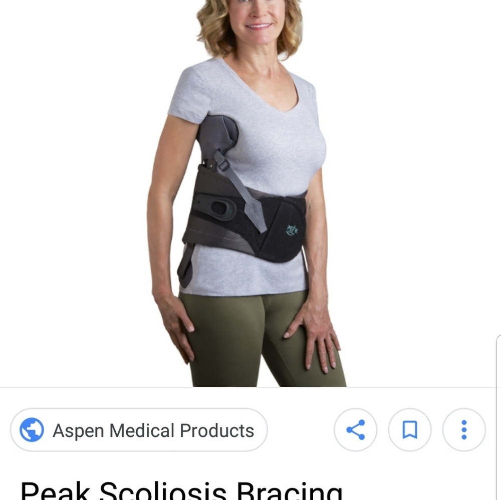 Aspen Peak Scoliosis Adult Back Brace